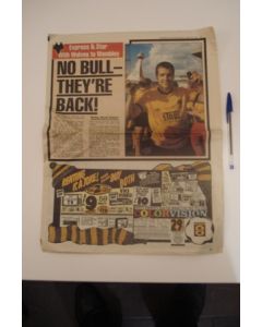 Express & Star newspaper of 23/05/1988 covering Wolverhampton Wanderers and Steve Bull