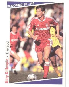 Gary Gillespie Liverpool Shooting Stars Card
