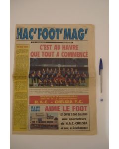 Hac Foot Mag newspaper of Notre Club of 07/05/1992, covering Chelsea