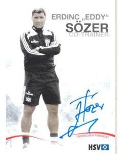 Hamburg Erdinc (Eddy) Sozer - Co-Trainer originally signed card of Season 2009-2010