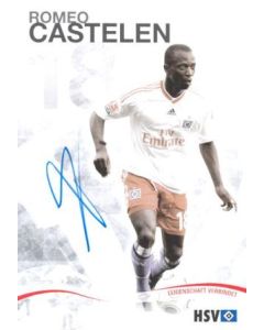 Hamburg Romeo Castelen originally signed card of Season 2009-2010
