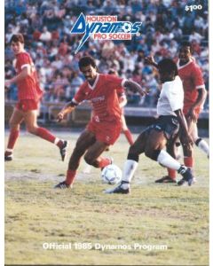 1985 Houston Dynamos v Sheffield United official programme