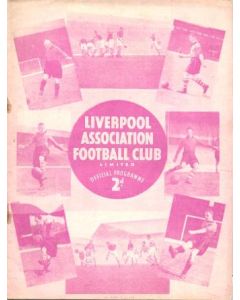 Liverpool v Preston North End official programme 31/12/1938