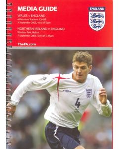 Wales v England Media Guide 03/09/2005