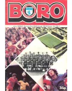 BURNLEY FOOTBALL PROGRAMMES 1982/83 