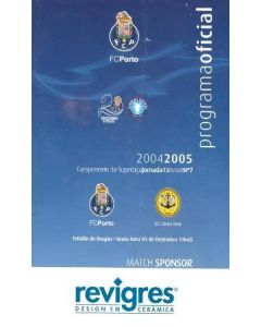 2004 Porto v Beira Mar official programme 03/12/2004