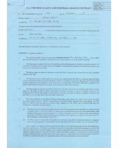 Premier League And Football League Player Contract between Mark Deegan and Wigan Athletic of 10/09/1993