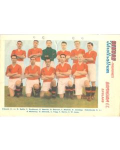 Birmingham FC colour team photograph - Rekord Magazine