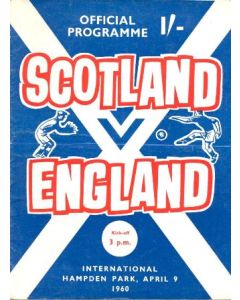 1960 Scotland v England official programme 09/04/1960