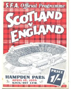 1956 Scotland v England official programme 14/04/1956